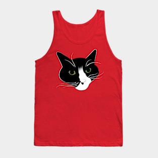 Tuxedo Cat Tank Top